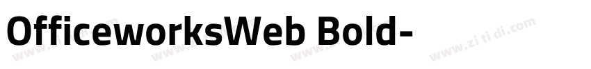 OfficeworksWeb Bold字体转换